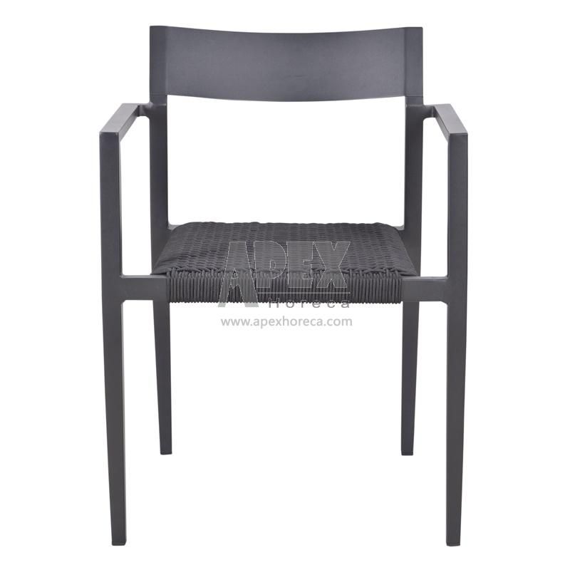 Multipurpose Hotsale Rope Seat Aluminium Leisure Dining Chair