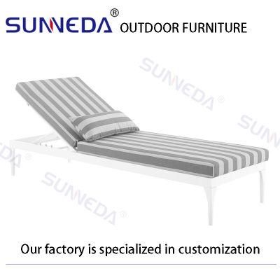 Aluminum Frame Beach Swimming Chaise Lounge