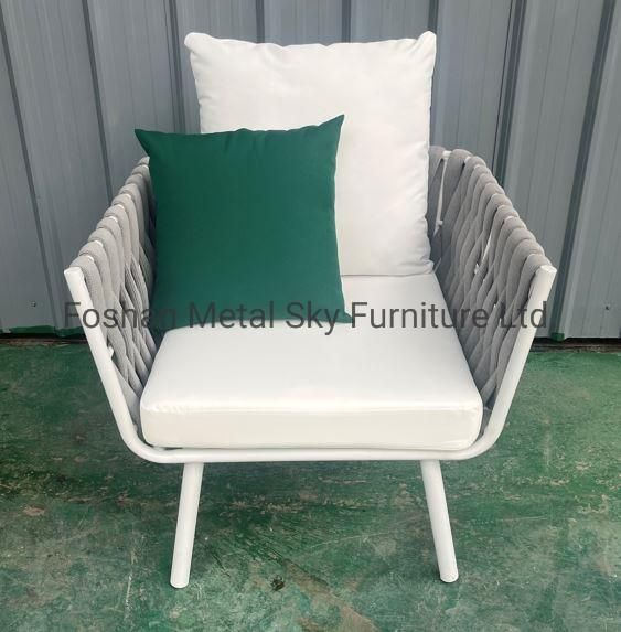 Outdoor Aluminum Garden Hotel Restaurant Villa Patio Courtyard Combination Sofa