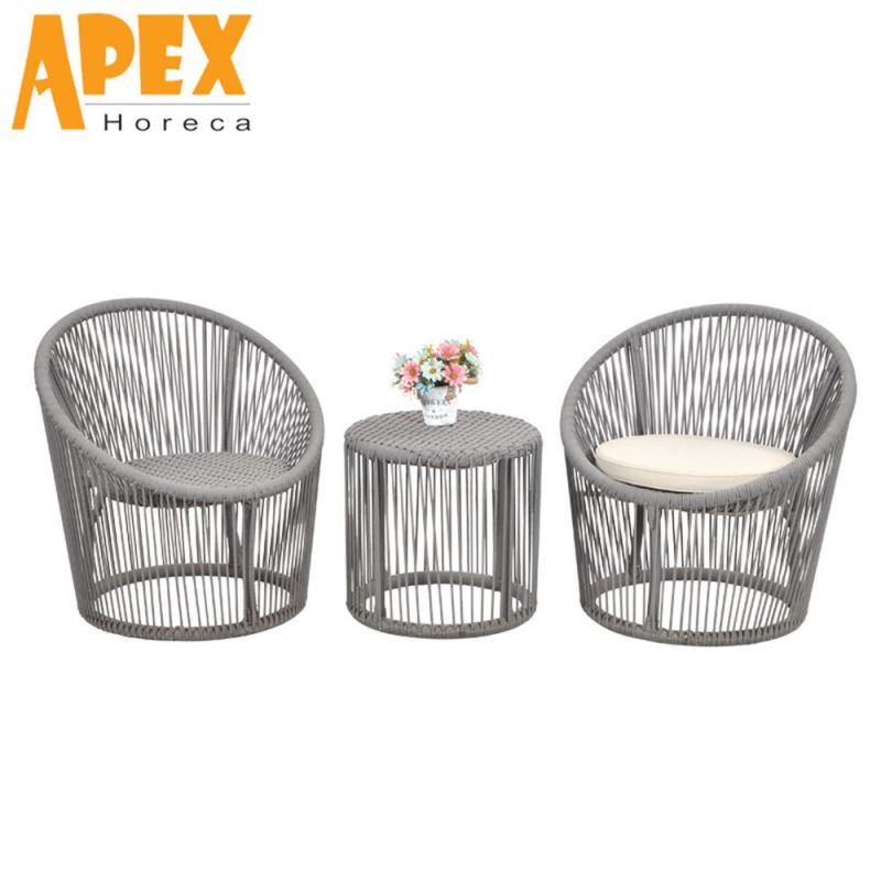 Modern Outdoor Leisure Terrace Wicker Oval Dining Chair Cheap Wholesale