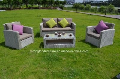 Garden Sofa Furniture Modular Corner Wicker Outdoor Sofa Set with Cushions