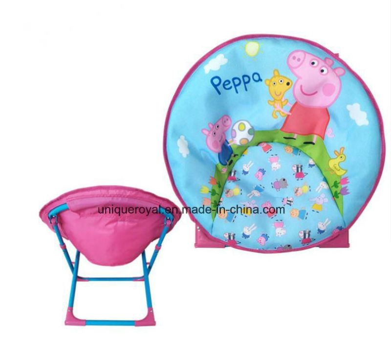 Kids Camping Moon Chair Lightweight Children Folding Chair for Beach. Party Outdoors