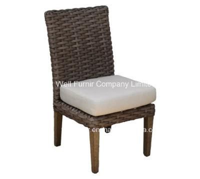 Contempo Armless Chair, Patio Dining Set, PE Rattan (WF-15234(4))