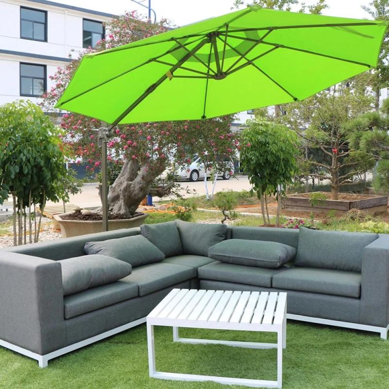 Aluminum Profile Outdoor Sofa Furniture White Color Leisure Outdoor Sofa Sets