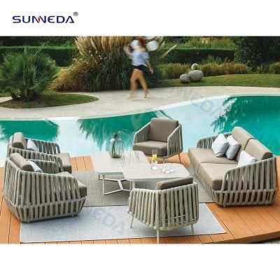Balcony Pool Patio Furniture Aluminum Outdoor Sofa Sets