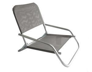 Low Seat Beach Chair Folding Chair Grey