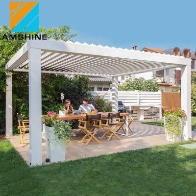 Iron Gazebo Garden Pavilion for Garden Outdoor with Waterproof Curtain Garden Room