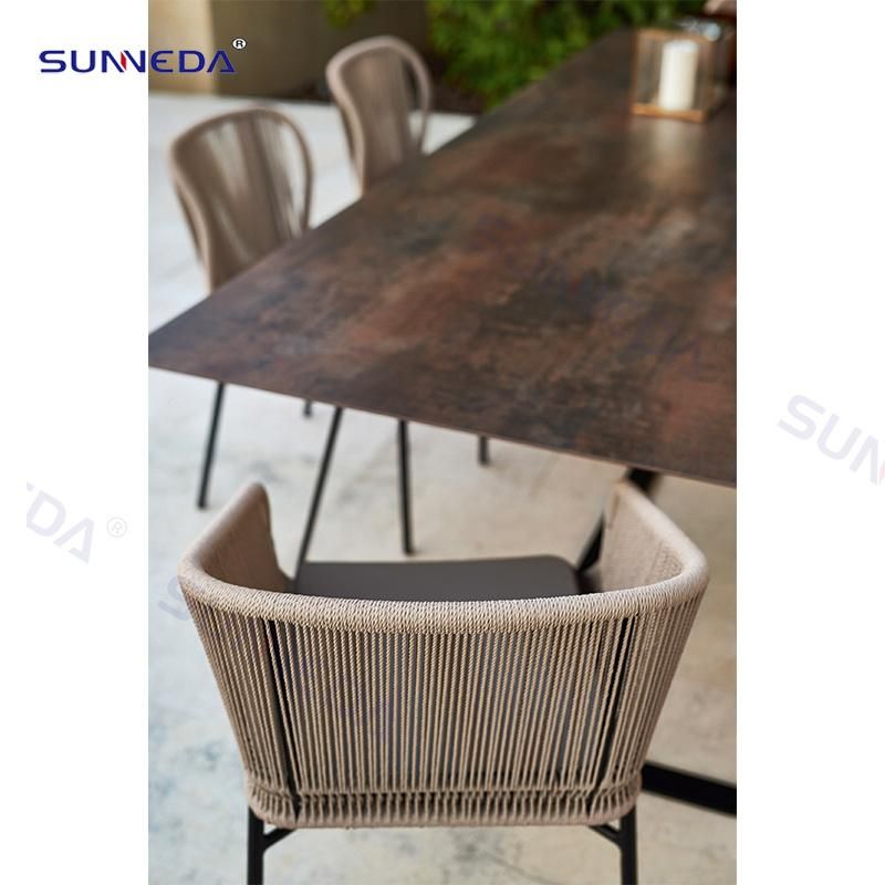 Popular Leisure Dining Sets Outdoor Garden Webbing Chair
