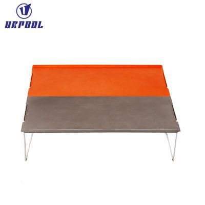 Ultralight Portable Camping Aluminum Folding Table in a Bag for Picnic Camp Beach Boat