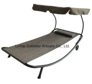Kd Lounger with Canopy and Wheel