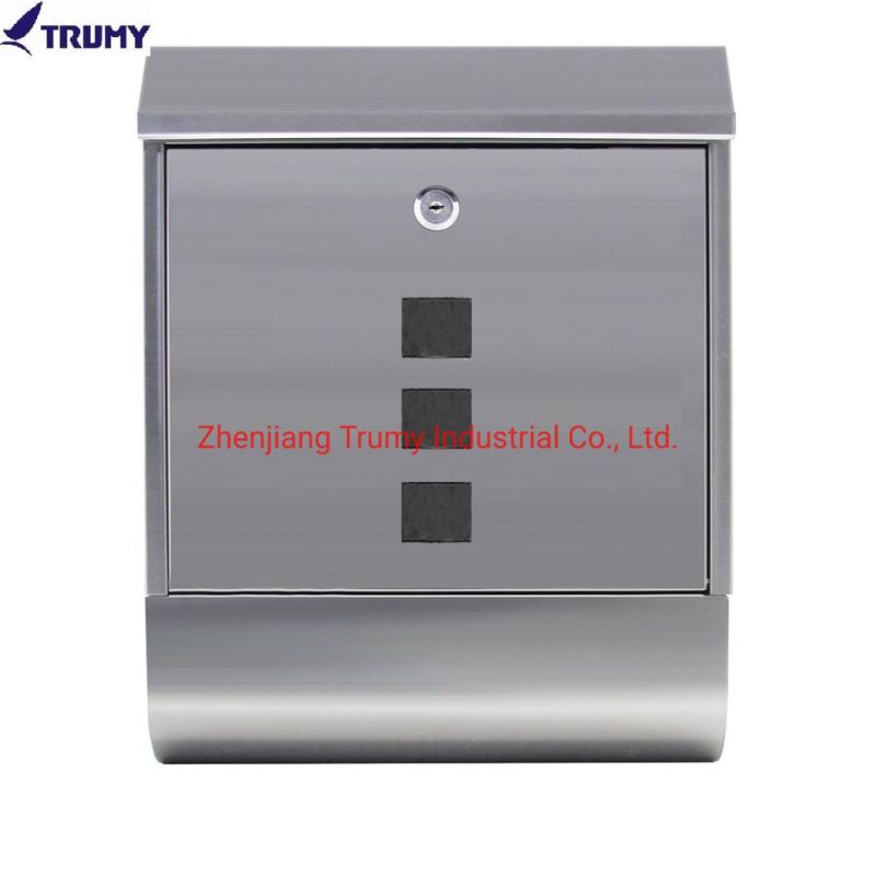 Stainless Steel 201 Lockable Post Box Outdoor Letterbox Designs