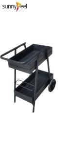 Outdoor Party Backyard Cart Wine Trolley