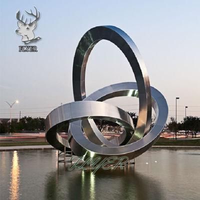 Wholesale Different Size Stainless Steel Decoration Garden Art Sculpture Customized