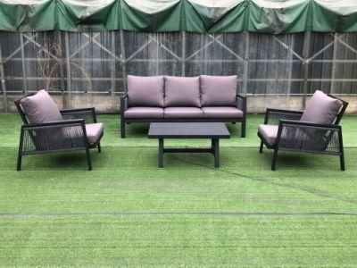 New Aluminium+ Rope Darwin or OEM by Sea Outdoor Sofa Set