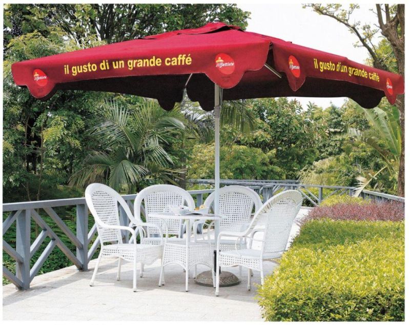 Outdoor Square Aluminum Umbrella, Patio Umbrella, Cast Table Umbrella, Garden Parasol