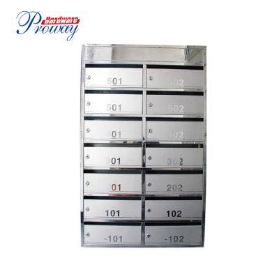 Combined Stainless Steel Mailbox for Apartment