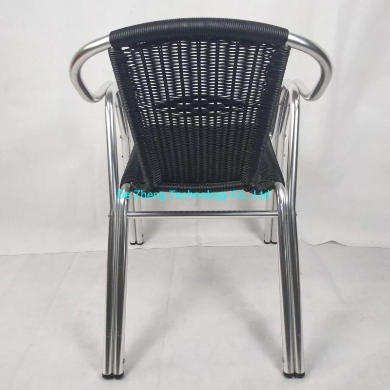 Cheap Double Tubes Wicker Chair Set Garden Rattan Chair Patio Outdoor Cheap Rattan Furniture