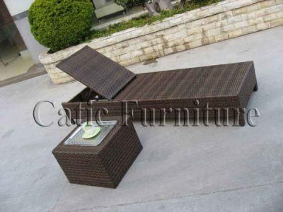 Pool Lounger with Table (L038)