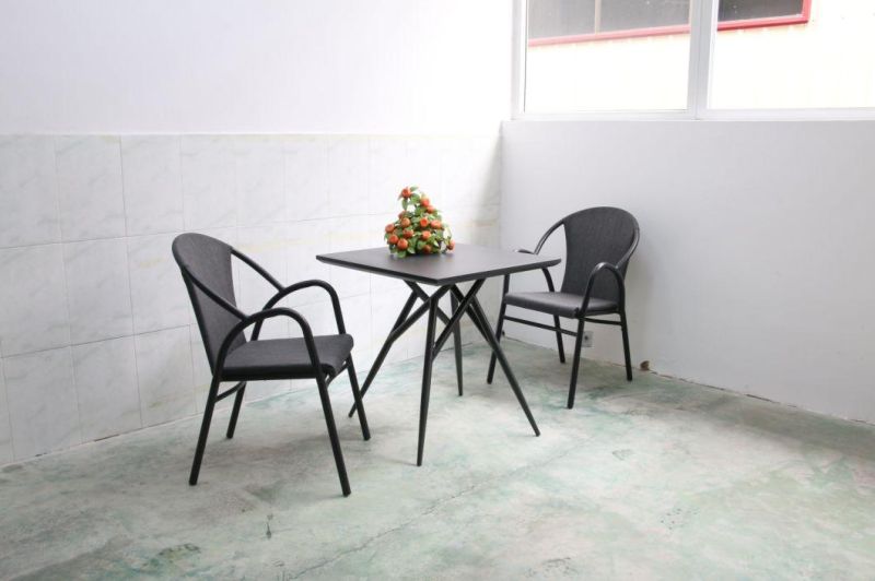 European Style Stackable Ergo Textilene Mesh Chair Commercial Restaurant Outdoor Furniture