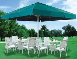 Outdoor Garden Patio Automatic Center Pole Umbrella for Hotel Restaurant