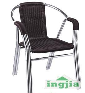 Aluminium Wicker Garden Dining Outdoor Rattan Leisure Chair (JC-31)