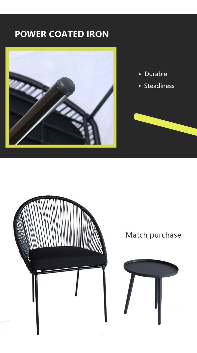 Modern Rattan Patio Sets Dining Chairs Wicker Furniture Chair Set