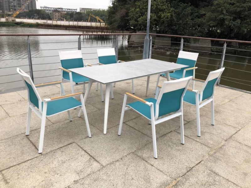 Unfolded Metal Fire Pit Dining Table Counter Height Patio Set
