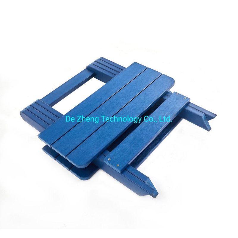 Multifunctional Design Foldable Camping Chair WPC Weather Resistance Outdoor Furniture Waterproof Garden Beach Stool