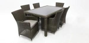 Garden Rattan Wicker Dining Set Outdoor Patio Furniture Chair Table