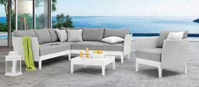 Outdoor Furniture Modern Luxury Home Living Room Leisure Fabric Sofa Set Outdoor Aluminium Furniture Sofa Seat