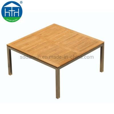 Patio Outdoor Coffee Polywood Aluminum Dining Table and Chair Outdoor Garden Furniture