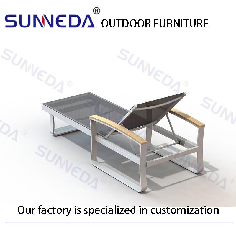 Outdoor Swimming Pool Gazebo Rattan Furniture Sunbed Beach Chair Sun Lounger