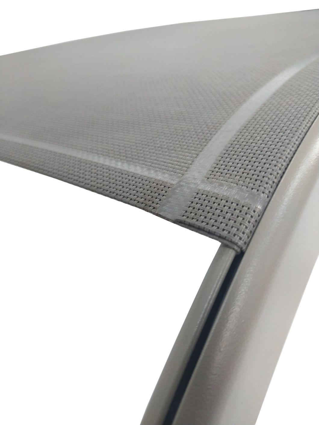 Garden Hotel Commercial Textilene Mesh Chaise Lounge with Quick Dry Aluminum Sun Bed