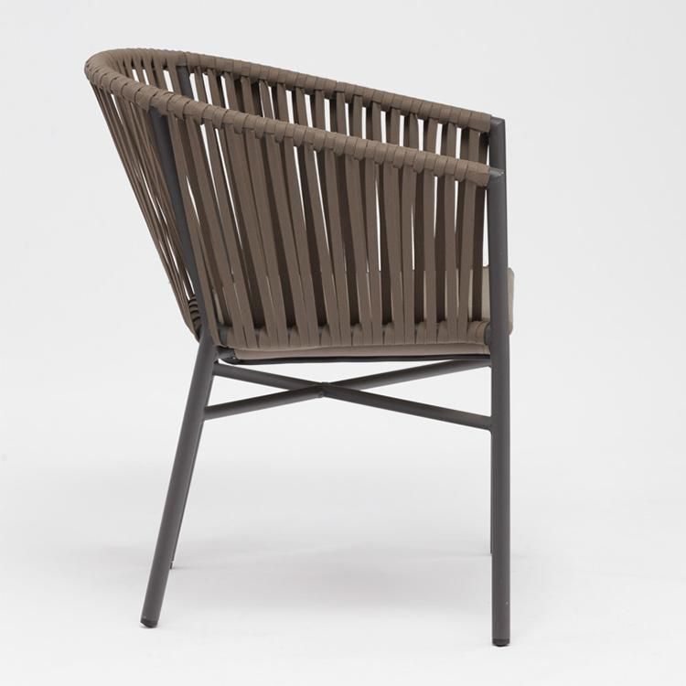 China Design Furniture with White Color and Aluminum Material Metal Outdoor Luxury Garden Chair