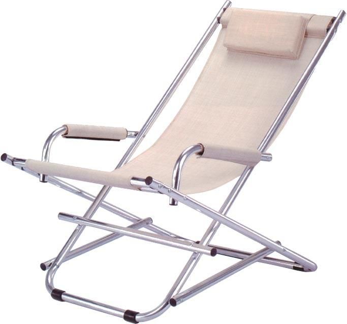 Folding Rocking Chair Porch Patio Indoor Foldable Rocker Seat with Headrest