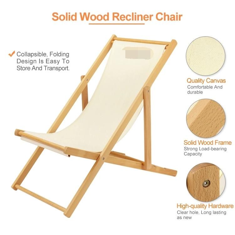 2021 New Durable Solid Wood Folding Chair