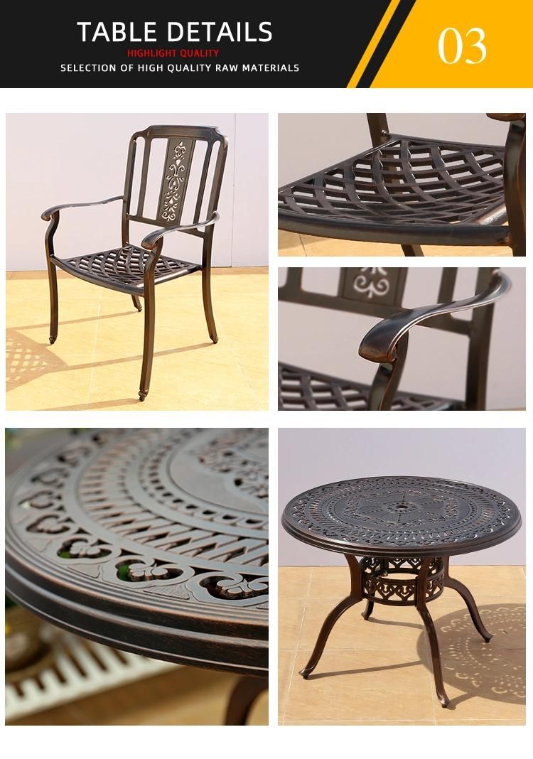 Cast Aluminum Furniture Outdoor Furniture Garden Furniture