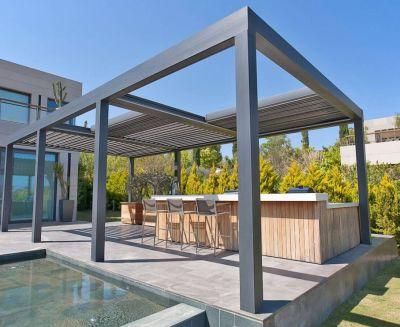 Free-Standing Customized Color Aluminum Pergola for Garden Shading