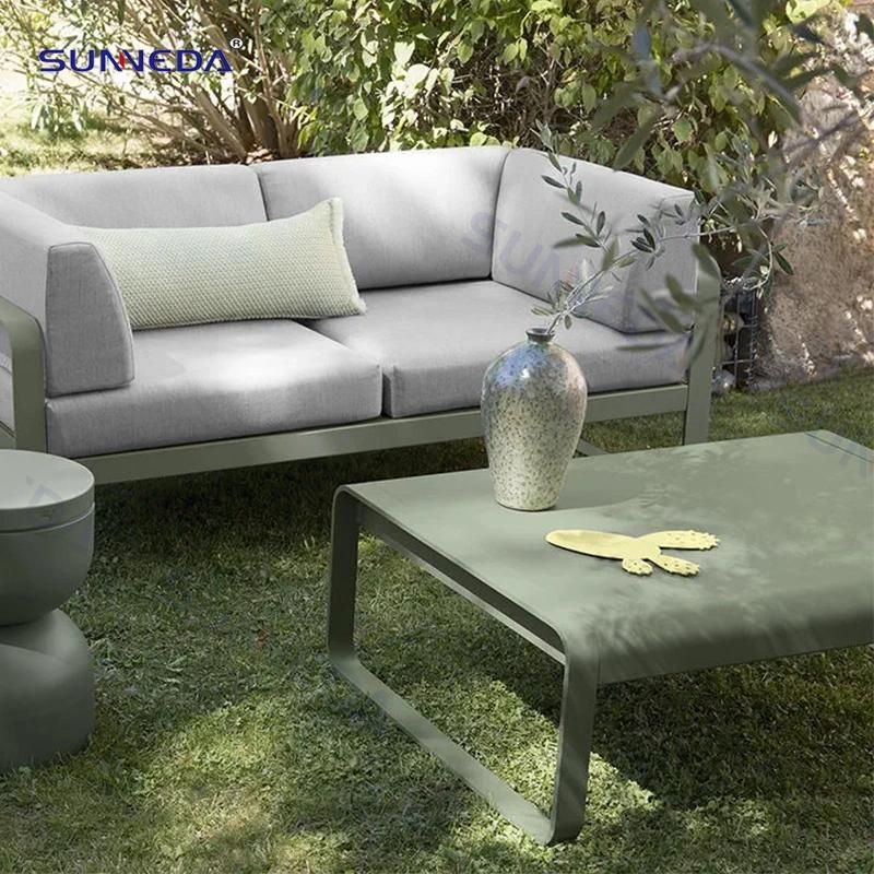 Modern Leisure Aluminum Sofa Set Outdoor Garden Simple Chair