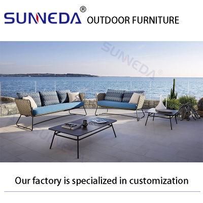 Aluminum Rattan Outdoor Patio Sofa