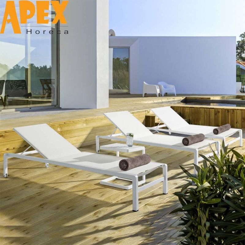 Affordable Outdoor Furniture Aluminum Daybed Sun Lounger for Sale
