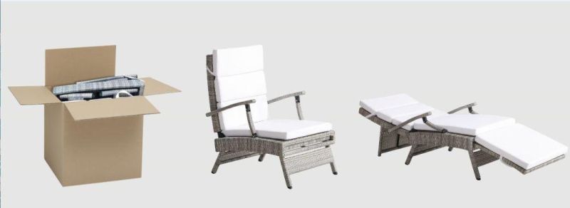 Rattan/Wicker Weaving Outdoor Furniture Reclining Chair/Daybed Chaise/Lounger