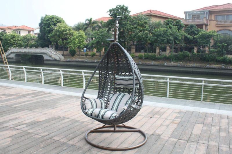 OEM 150kg Foshan Swinging Seat Indoor Hanging Swing Chair with Stand Hot Sale