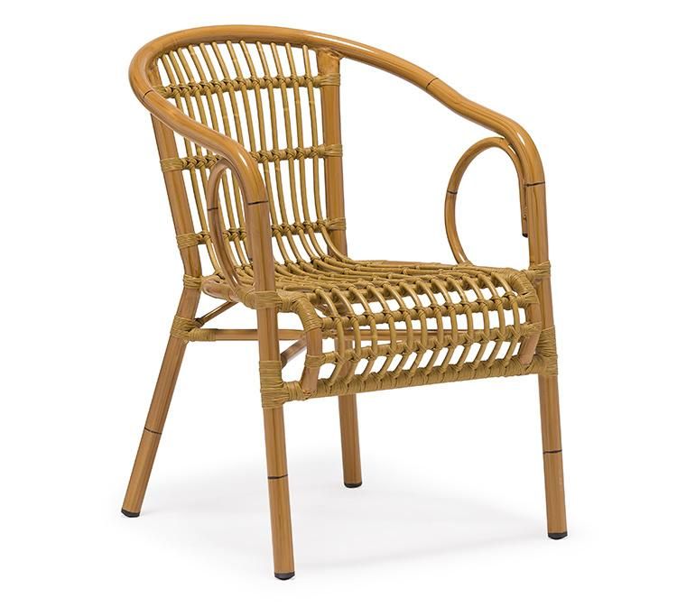 Commercial Restaurant Stackable Aluminum Patio Outdoor Furniture Chair