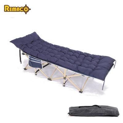 Portable Folding Camping Beach Bed Cot Sleeping Adjustable Folding Camping Bed with Mattress