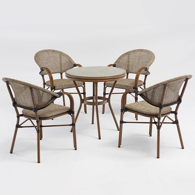Factory Patio Garden Furniture Outdoor Set with Grey Color Fabric