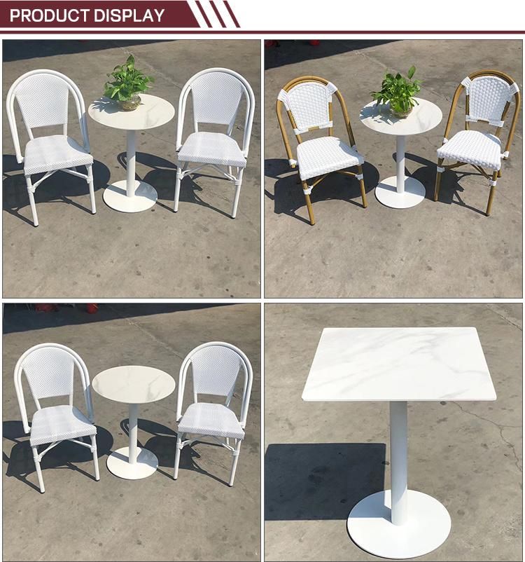 Garden Patio Outdoor Aluminium Aluminum Round Dining Table