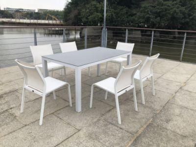 OEM Hotel Customized Foshan Chair Aluminum Modern Outdoor Dining Set with High Quality
