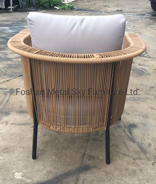 Outdoor Hotel Restaurant Villa Patio Garden Wicker Rattan Aluminum Sofa