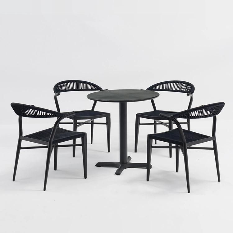 Fitness Pull Pope Set with Iron Table European Patio Outdoor Furniture